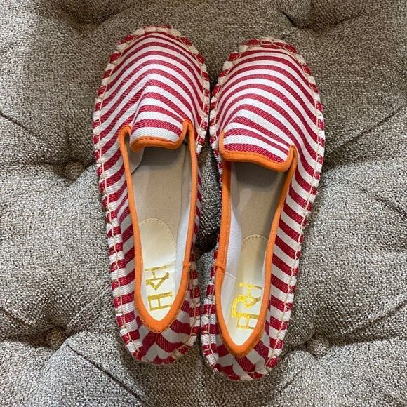 Striped  Canvas  Espadrilles - Picture 9 of 12